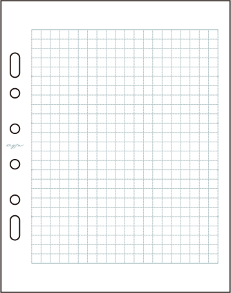 Square Grid 方眼（5mm） イラスト