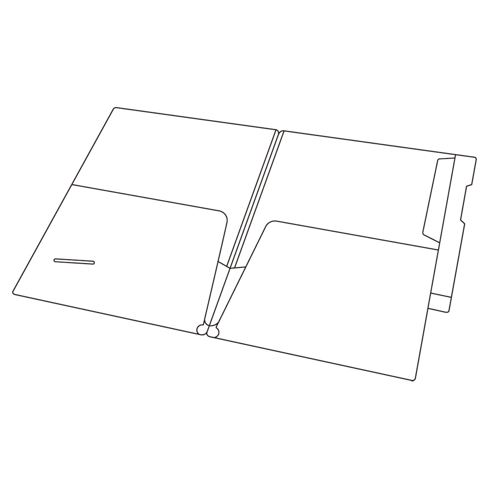 カルテフォルダー（フラップ付）ダブル＜縦型＞ - 株式会社リヒトラブ