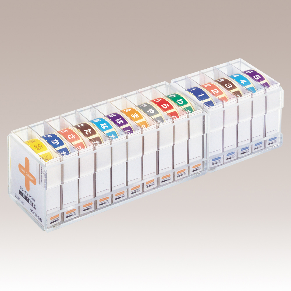 (まとめ) リヒトラブ カラーかなラベルMロールタイプ 「か」 HK763R-2 1箱（300片） 〔×10セット〕 カラー月ラベル Ｍ（ロールタイプ） - 株式会社リヒトラブ